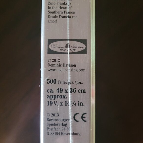 Ravensburger 500 Piece Puzzle In the Heart of Southern France - Picture 4 of 4